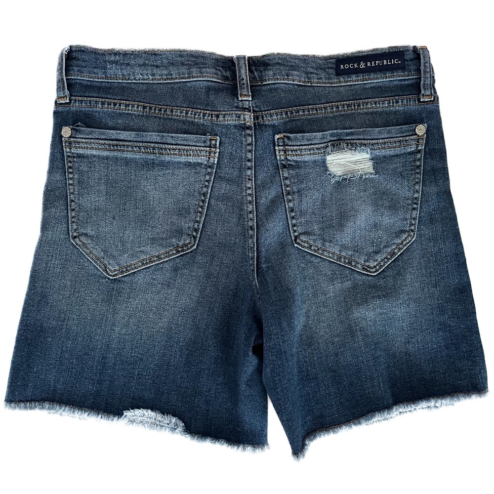 Rock & Republic Bumpershoot Distressed Denim Short